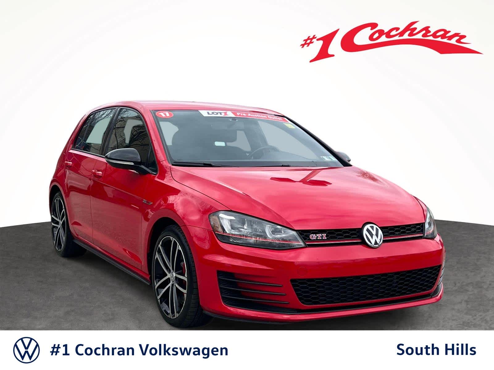 2017 Volkswagen Golf GTI 2.0T Sport 4-Door FWD Hatchback Front-Wheel Drive 6-Speed Automatic