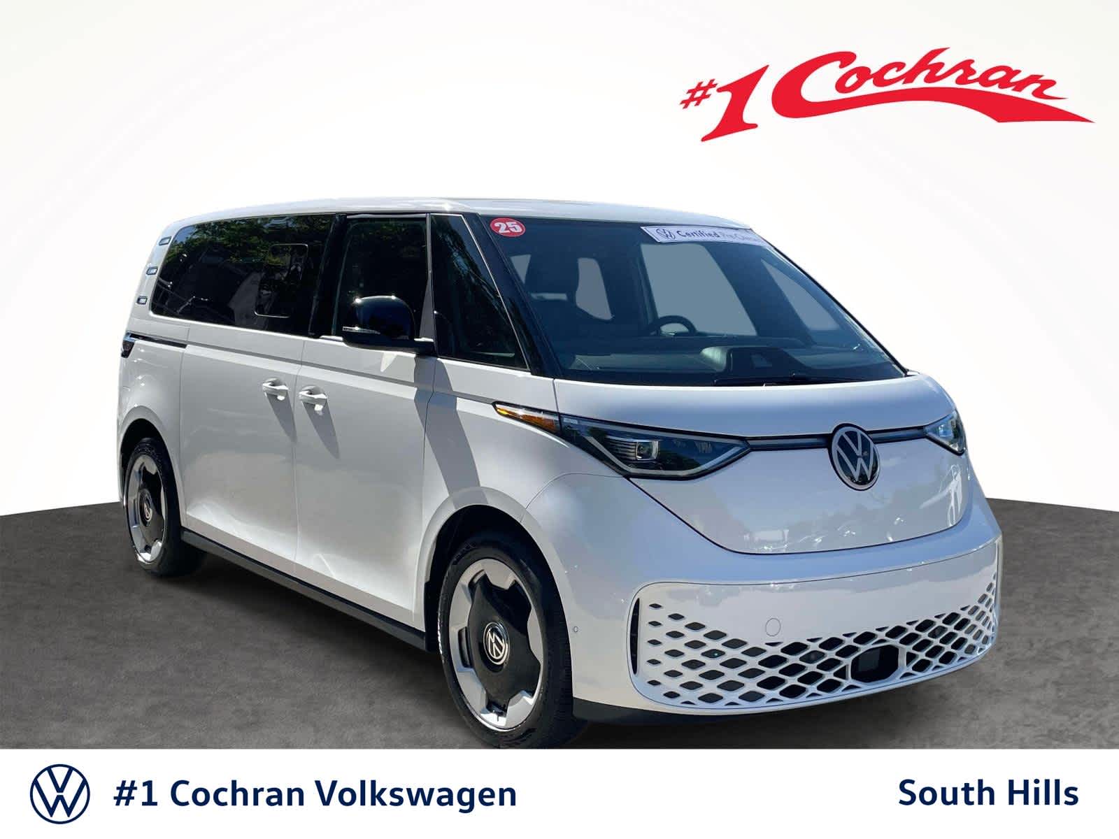 Candy White 2025 Volkswagen ID.Buzz Pro S RWD Minivan Rear-Wheel Drive 1-Speed Automatic