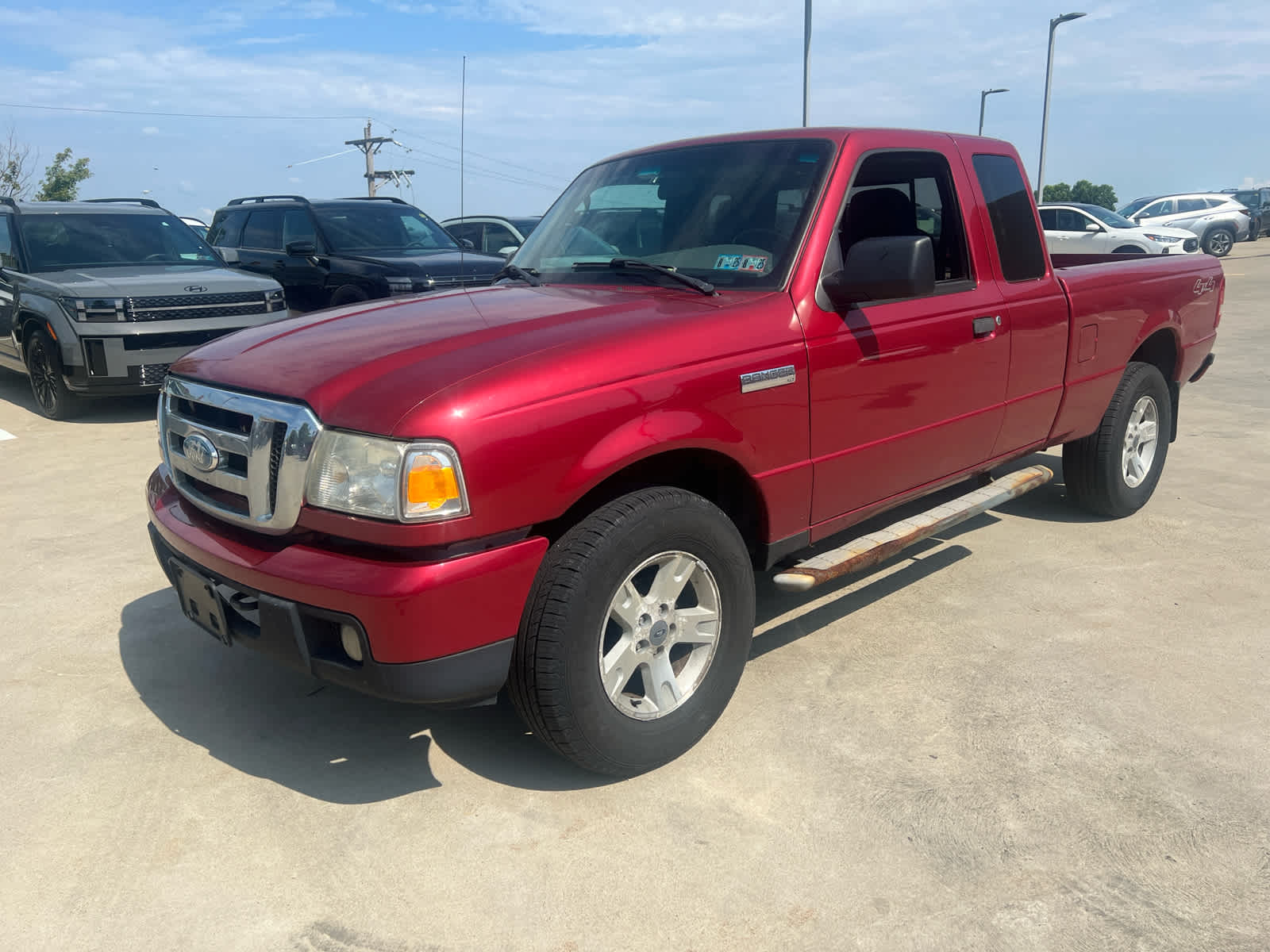 Redfire Metallic 2006 Ford Ranger Pickup Truck Four-Wheel Drive Manual