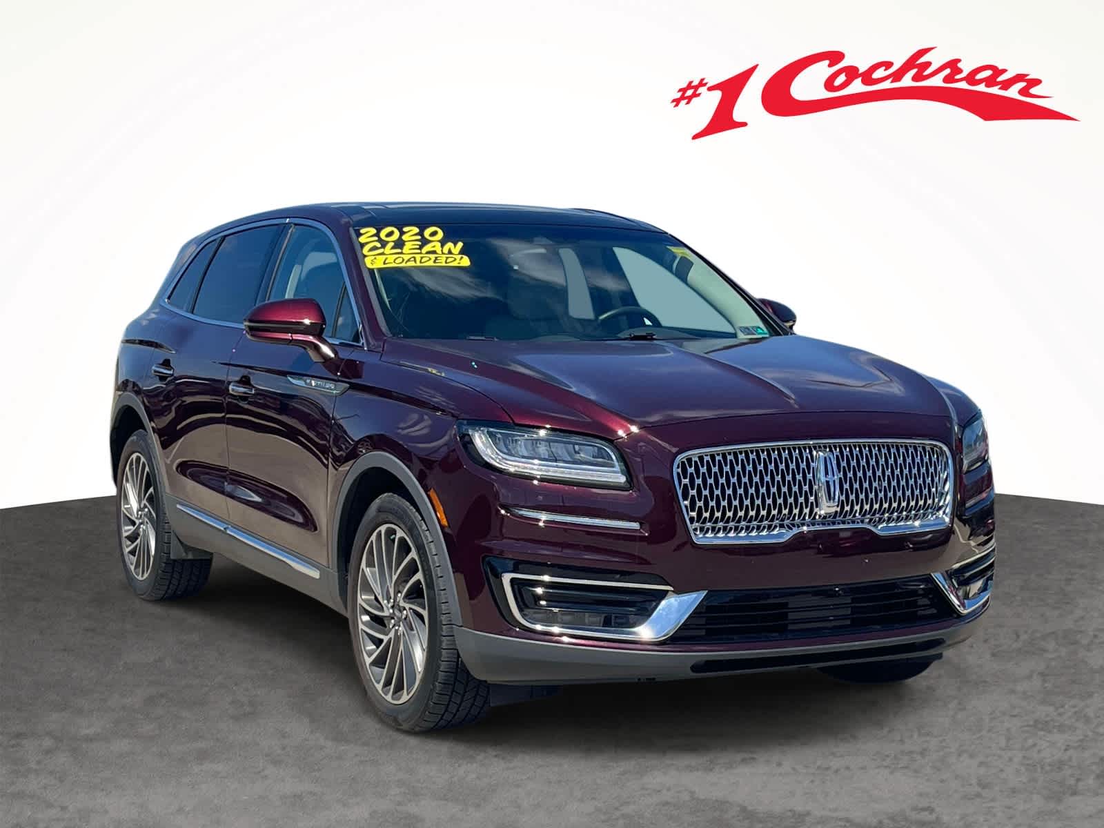 Red (Burgundy Velvet) 2020 Lincoln Nautilus Reserve AWD SUV / Crossover All-Wheel Drive 8-Speed Automatic