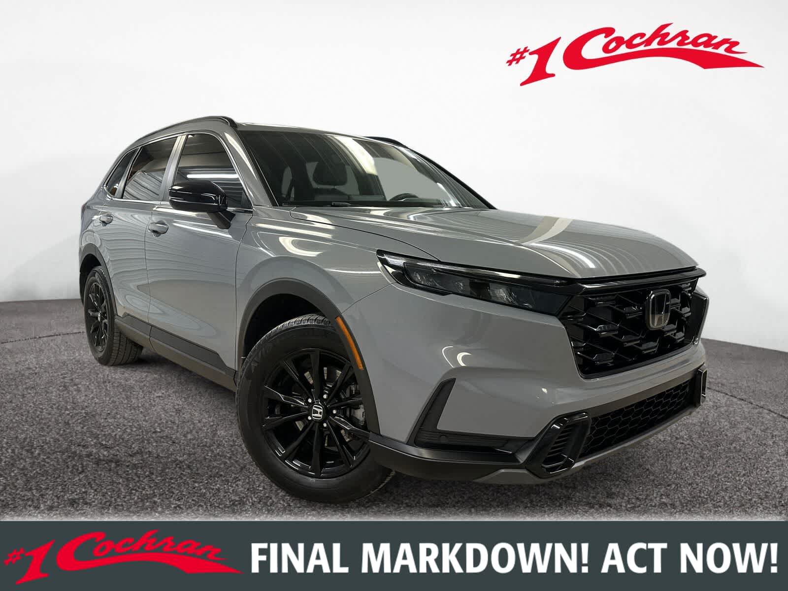 Urban Gray Pearl 2024 Honda CR-V Hybrid Sport-L AWD SUV / Crossover All-Wheel Drive Continuously Variable Transmission