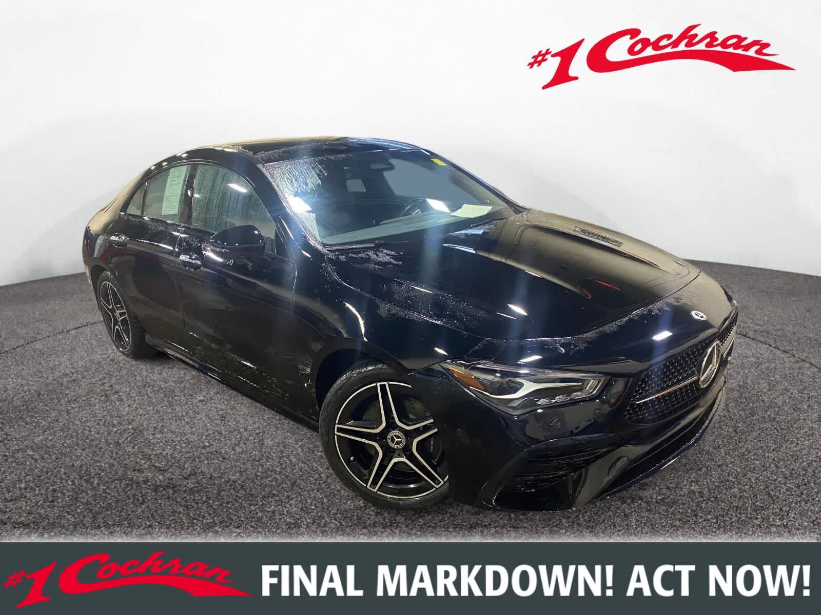 Night Black 2024 Mercedes-Benz CLA 250 4MATIC Coupe All-Wheel Drive Automatic