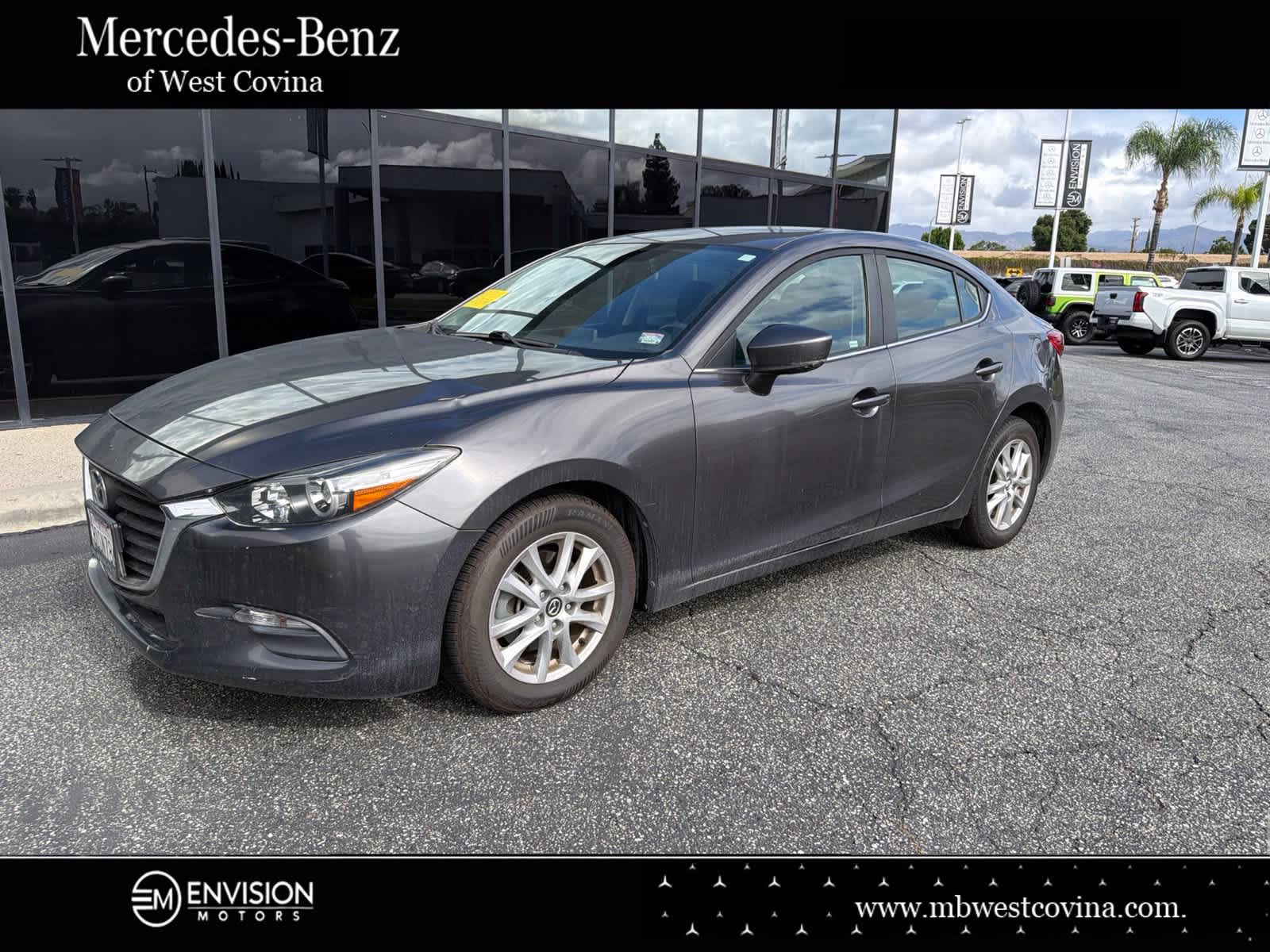 Machine Gray 2018 Mazda MAZDA3 Sedan Front-Wheel Drive 6-Speed Automatic