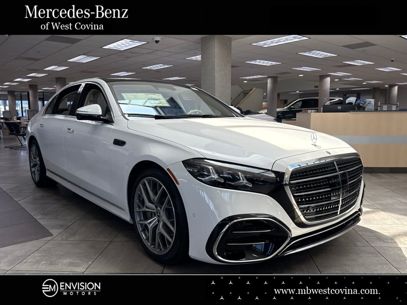 MANUFAKTUR Moonlight White Metallic 2027 Mercedes-Benz S-Class Sedan All-Wheel Drive 9-Speed Automatic
