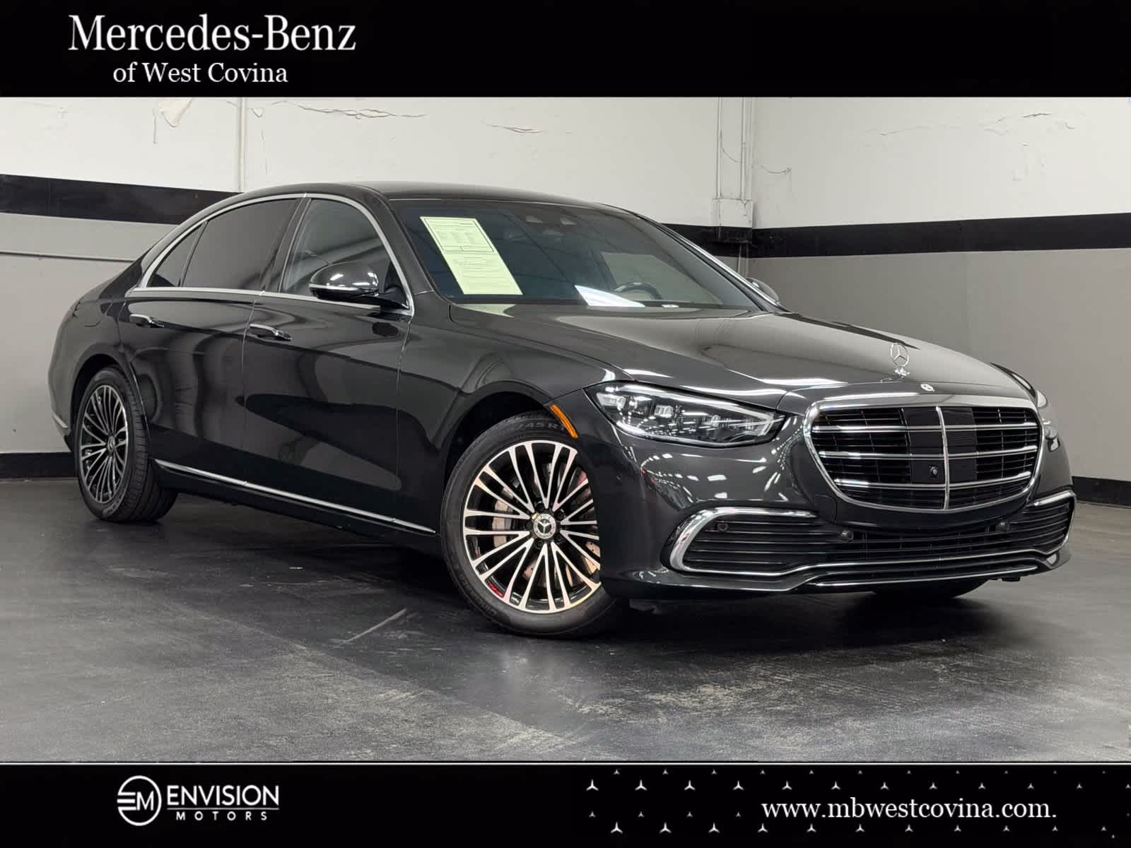 Gray (Graphite Grey) 2023 Mercedes-Benz S-Class Sedan All-Wheel Drive 9-Speed Automatic