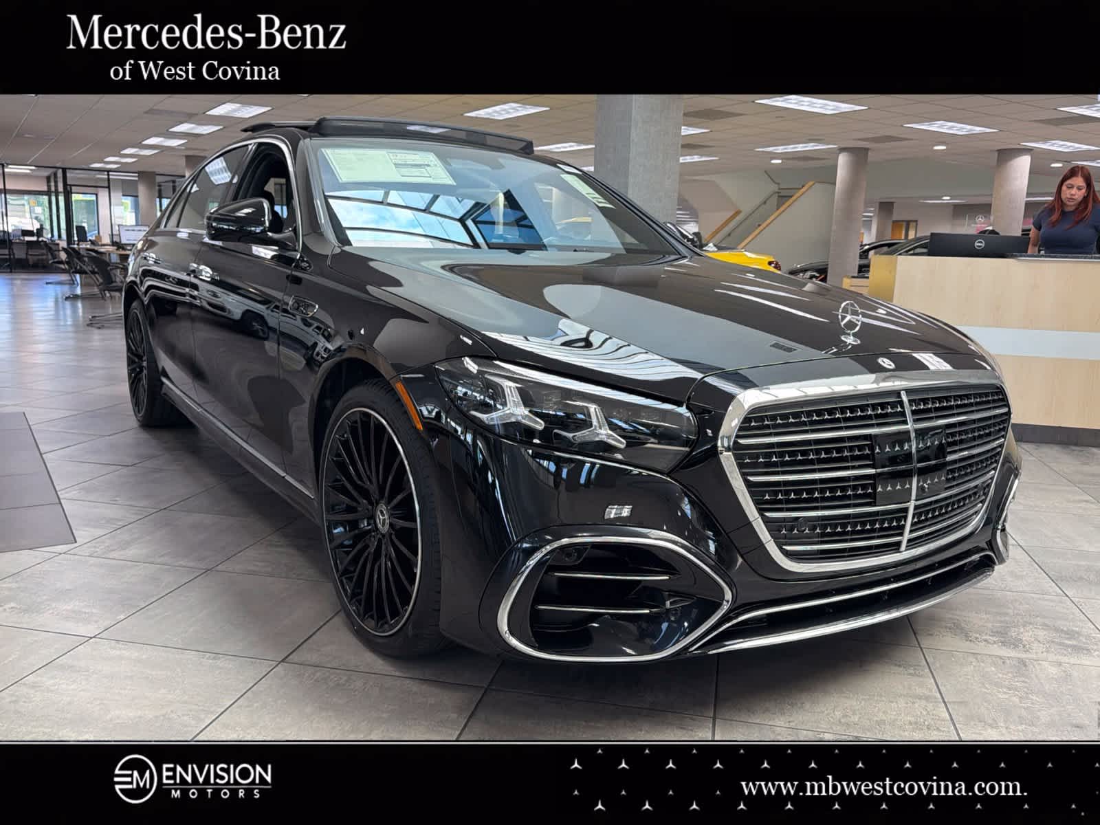 Obsidian Black Metallic 2027 Mercedes-Benz S-Class Sedan All-Wheel Drive 9-Speed Automatic