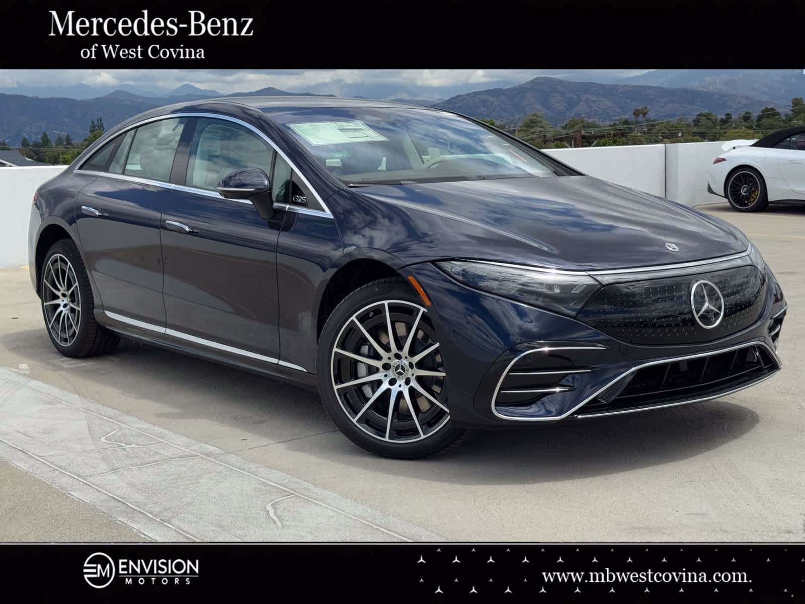 Nautical Blue Metallic 2026 Mercedes-Benz EQS Sedan All-Wheel Drive 1-Speed Automatic