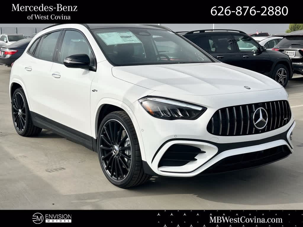 Polar White 2025 Mercedes-Benz GLA SUV / Crossover All-Wheel Drive 8-Speed Automatic