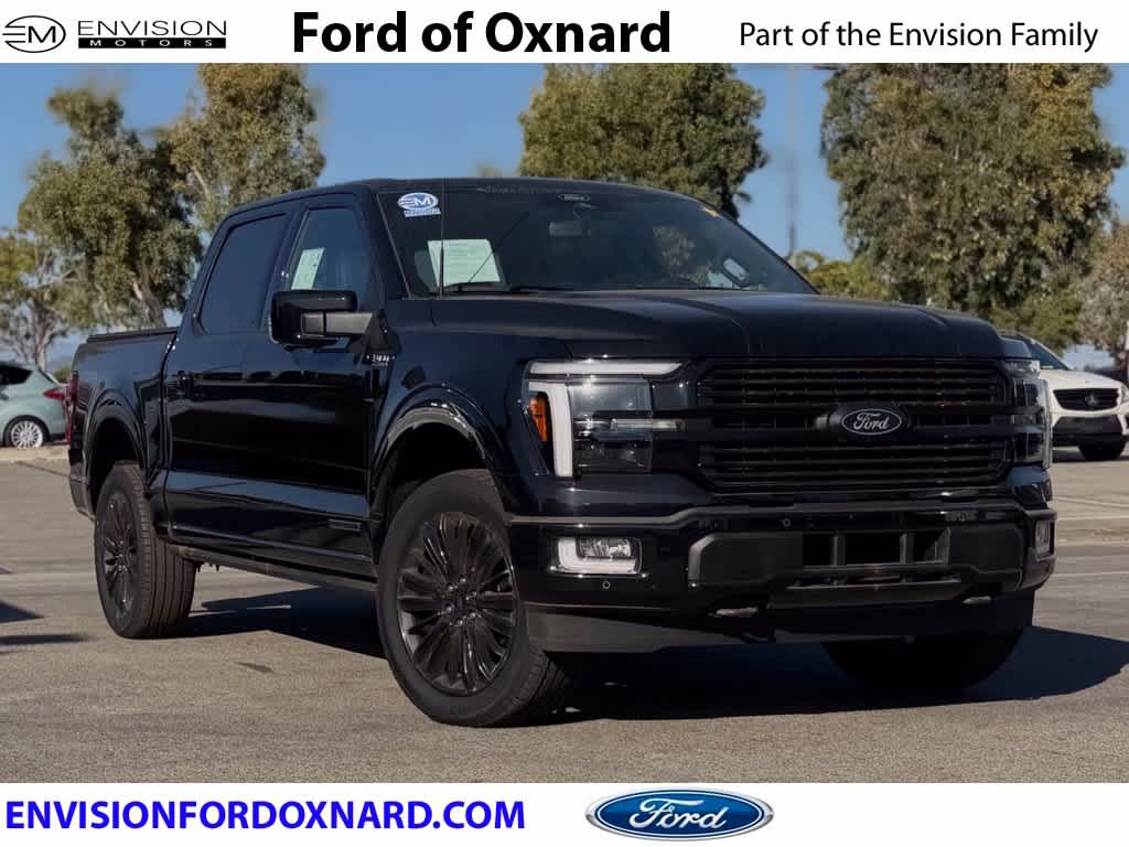 Black Metallic 2025 Ford F-150 Pickup Truck Four-Wheel Drive Automatic
