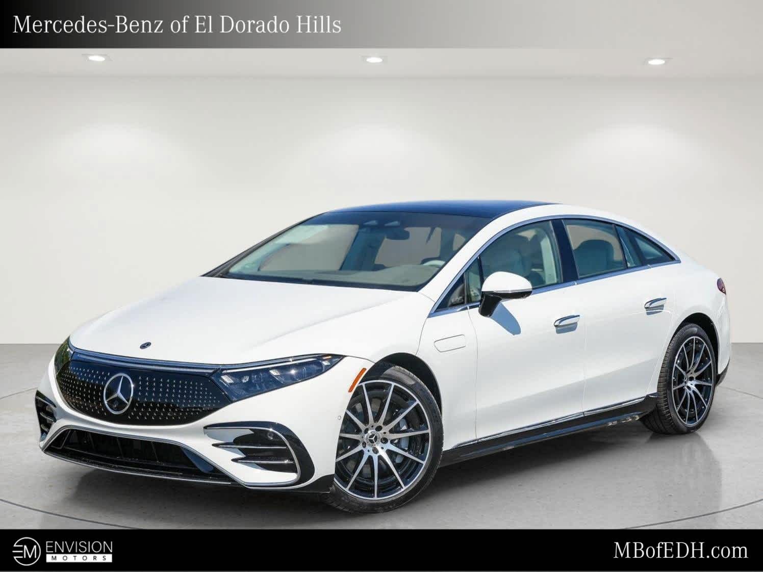 Polar White 2026 Mercedes-Benz EQS Sedan All-Wheel Drive 1-Speed Automatic