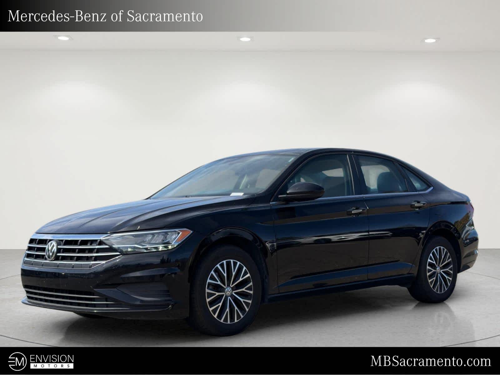 Black Uni 2019 Volkswagen Jetta Sedan Front-Wheel Drive 8-Speed Automatic