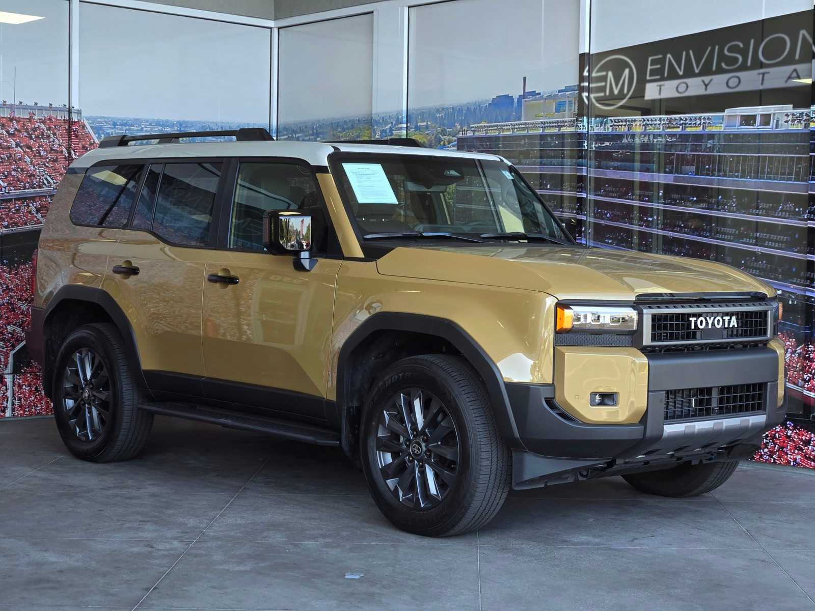 Trail Dust/Gray Scape Roof 2026 Toyota Land Cruiser SUV / Crossover Four-Wheel Drive 8-Speed Automatic