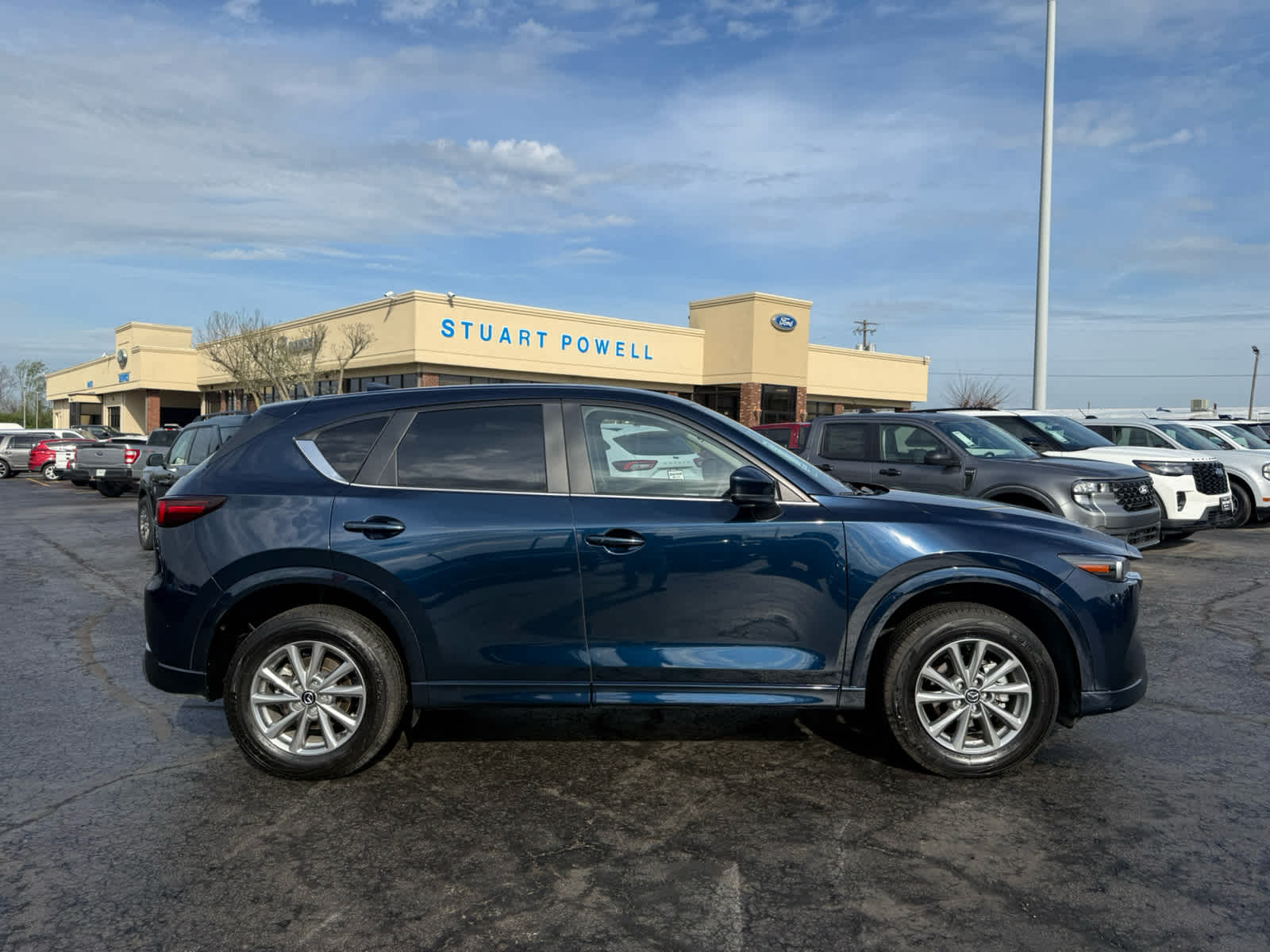 Deep Crystal Blue Mica 2025 Mazda CX-5 2.5 S Select AWD SUV / Crossover All-Wheel Drive 6-Speed Automatic