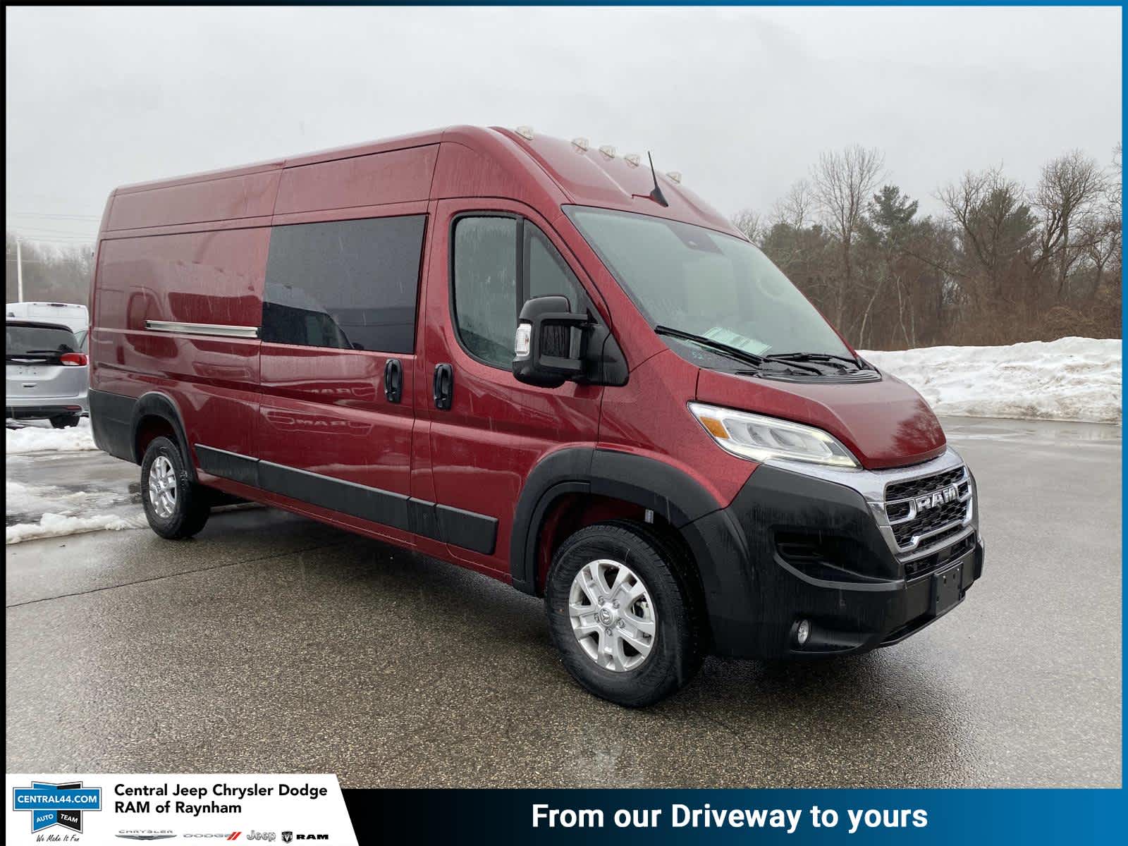 Deep Cherry Red Crystal Pearlcoat 2025 RAM ProMaster Van Front-Wheel Drive 9-Speed Automatic