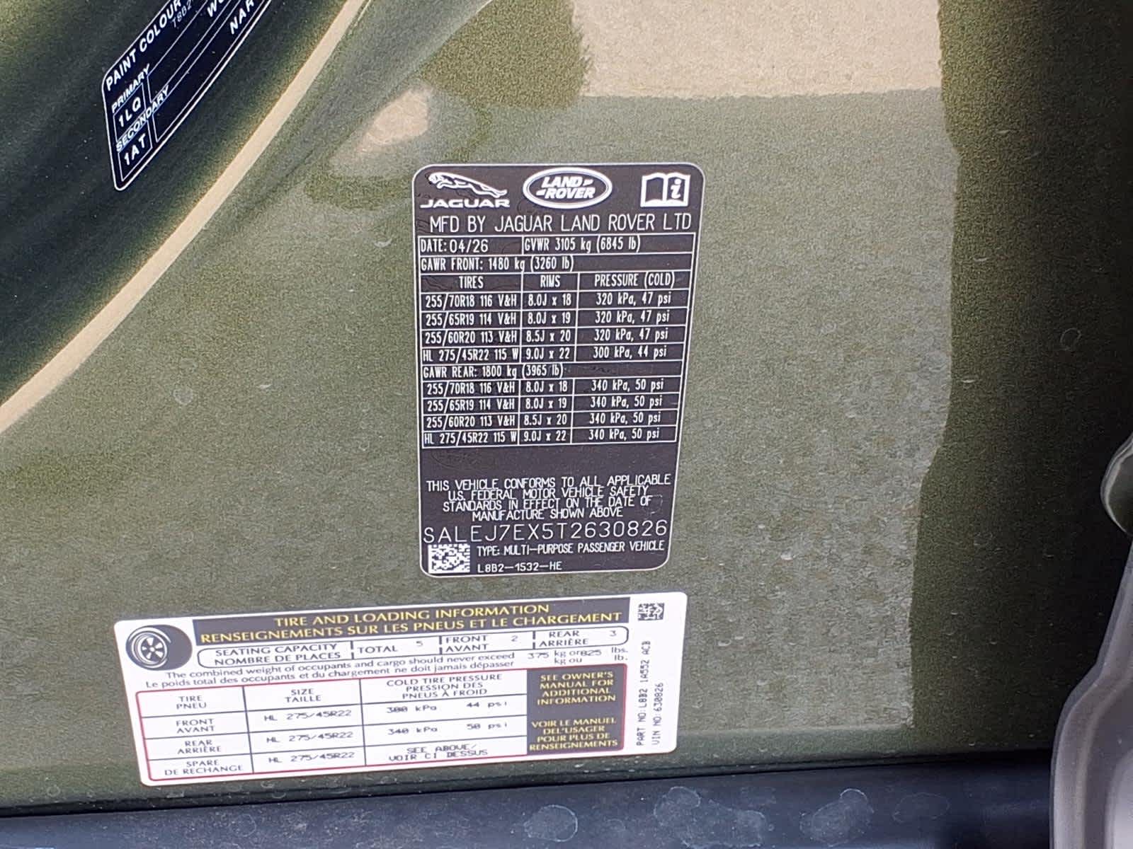 New 2026 WOOLSTONE GREEN Land Rover S image 24