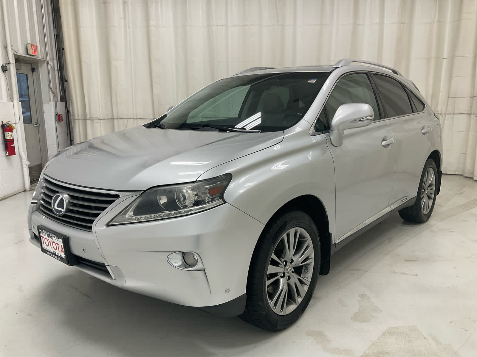 Silver Lining Metallic 2013 Lexus RX Hybrid 450h AWD SUV / Crossover All-Wheel Drive Continuously Variable Transmission