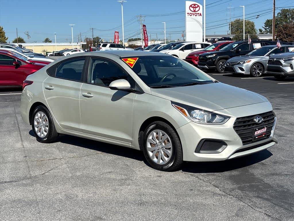 White (Linen Beige) 2018 Hyundai Accent Sedan Front-Wheel Drive 6-Speed Automatic