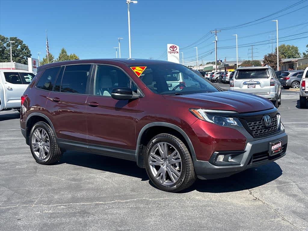 Red (Deep Scarlet Pearl) 2019 Honda Passport SUV / Crossover All-Wheel Drive 9-Speed Automatic