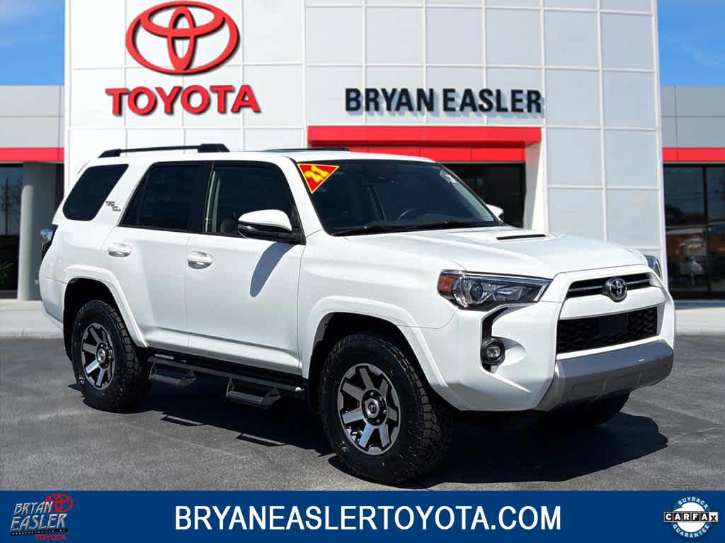 Super White 2021 Toyota 4Runner TRD Off-Road Premium 4WD SUV / Crossover Four-Wheel Drive 5-Speed Automatic