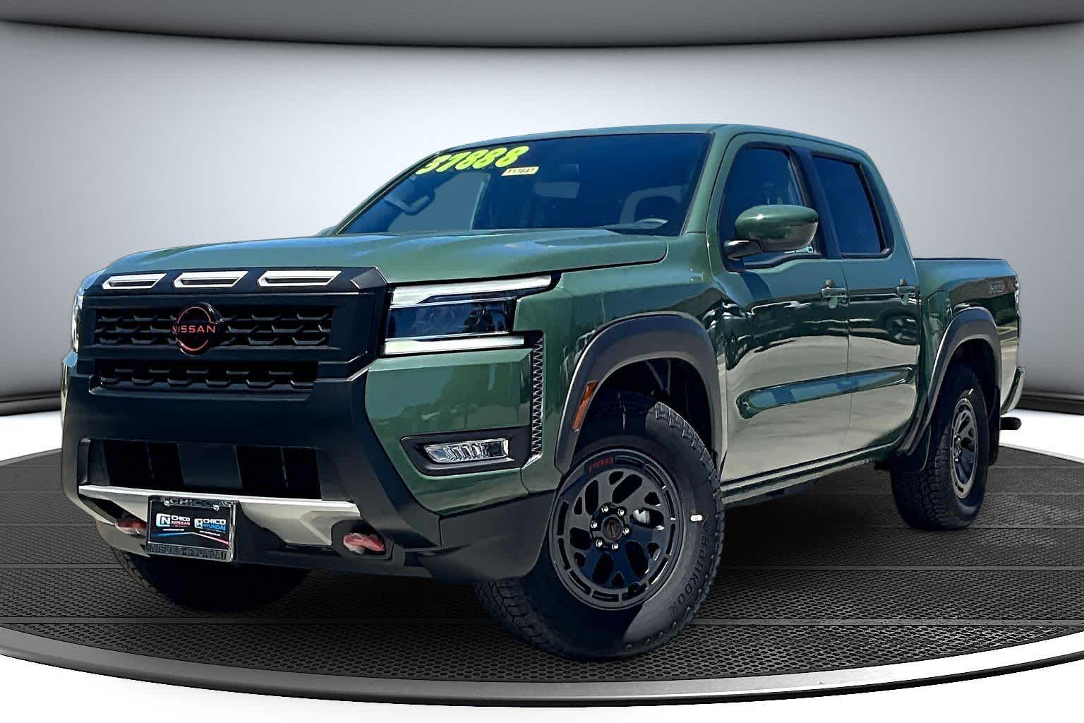 Tactical Green Metallic 2025 Nissan Frontier PRO-X Crew Cab RWD Pickup Truck 4X2 9-Speed Automatic