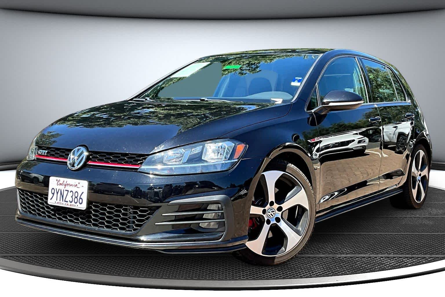 Black 2018 Volkswagen Golf GTI Hatchback Front-Wheel Drive 6-Speed Manual