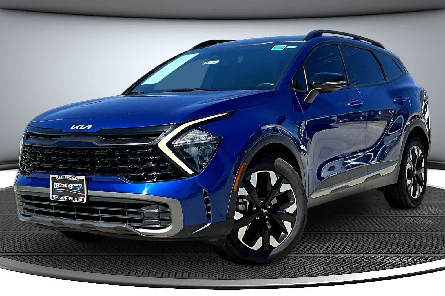Sapphire Blue 2023 Kia Sportage X-Line AWD SUV / Crossover All-Wheel Drive 8-Speed Automatic