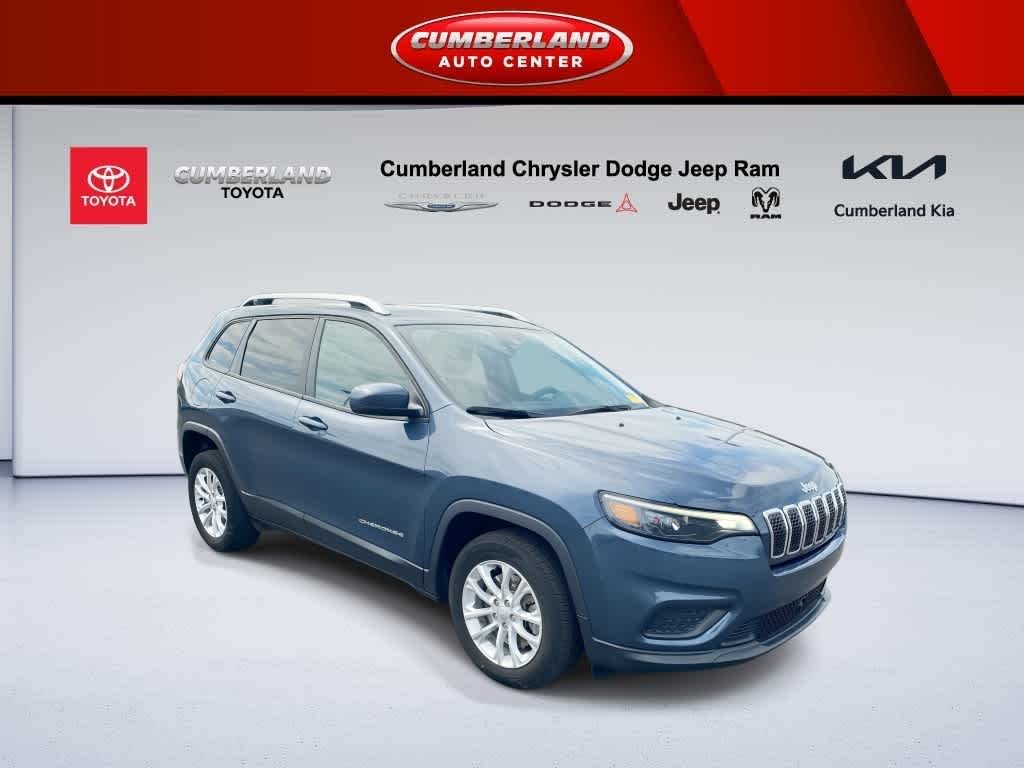 Slate Blue Pearlcoat 2021 Jeep Cherokee Latitude FWD SUV / Crossover Front-Wheel Drive 9-Speed Automatic