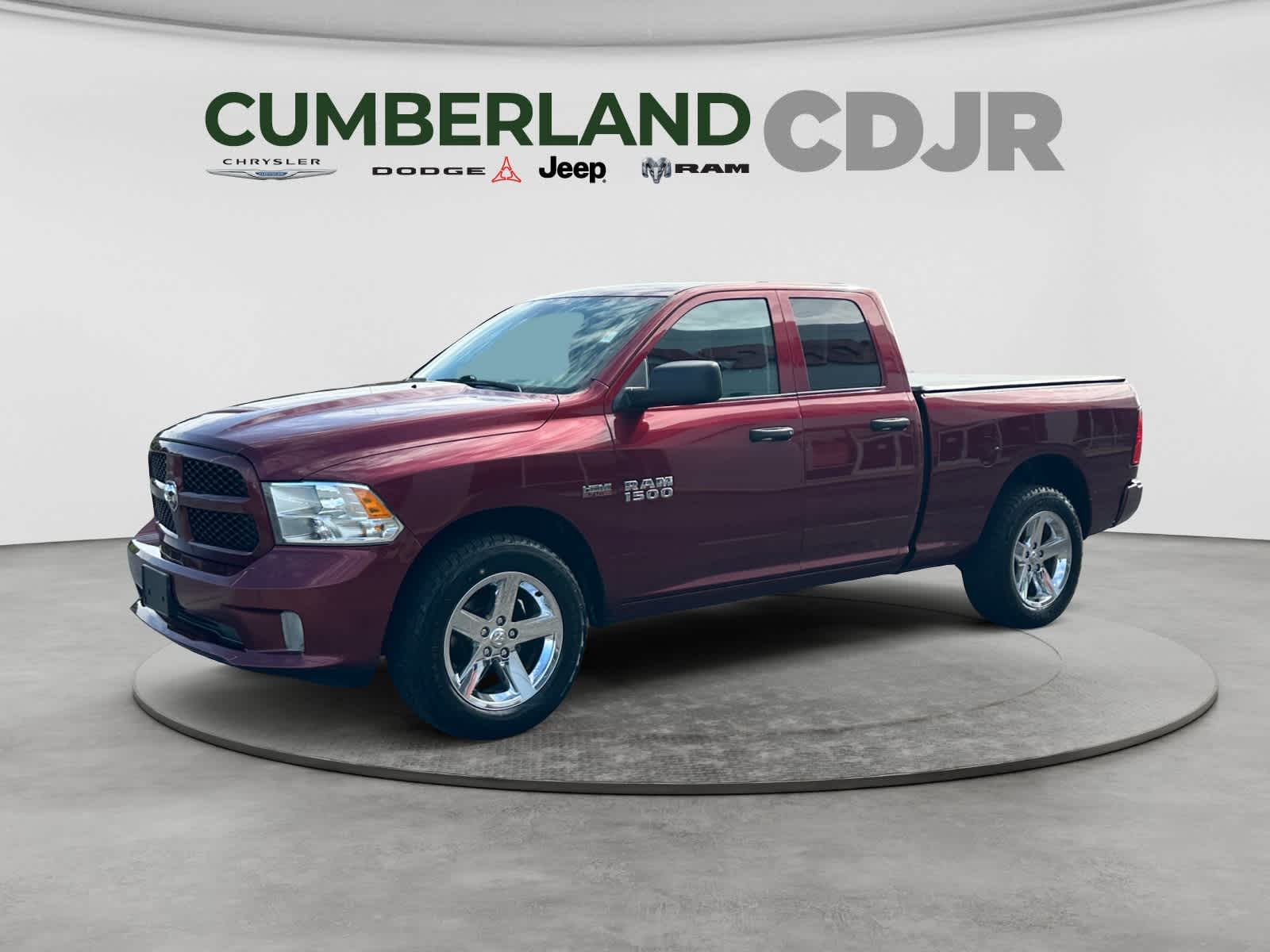Delmonico Red Pearlcoat 2018 RAM 1500 Express Quad Cab 4WD Pickup Truck Four-Wheel Drive 8-Speed Automatic