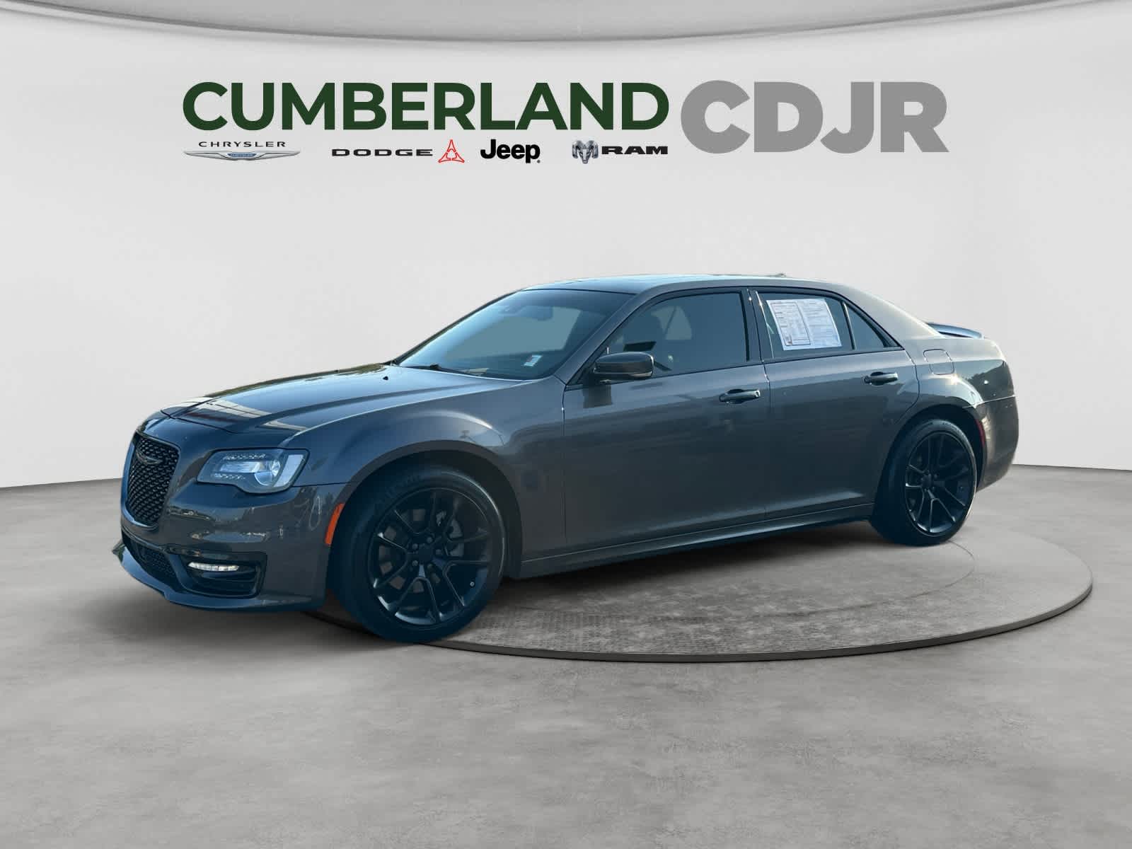 Gray (Granite Crystal Metallic Clearcoat) 2022 Chrysler 300 Sedan Rear-Wheel Drive 8-Speed Automatic