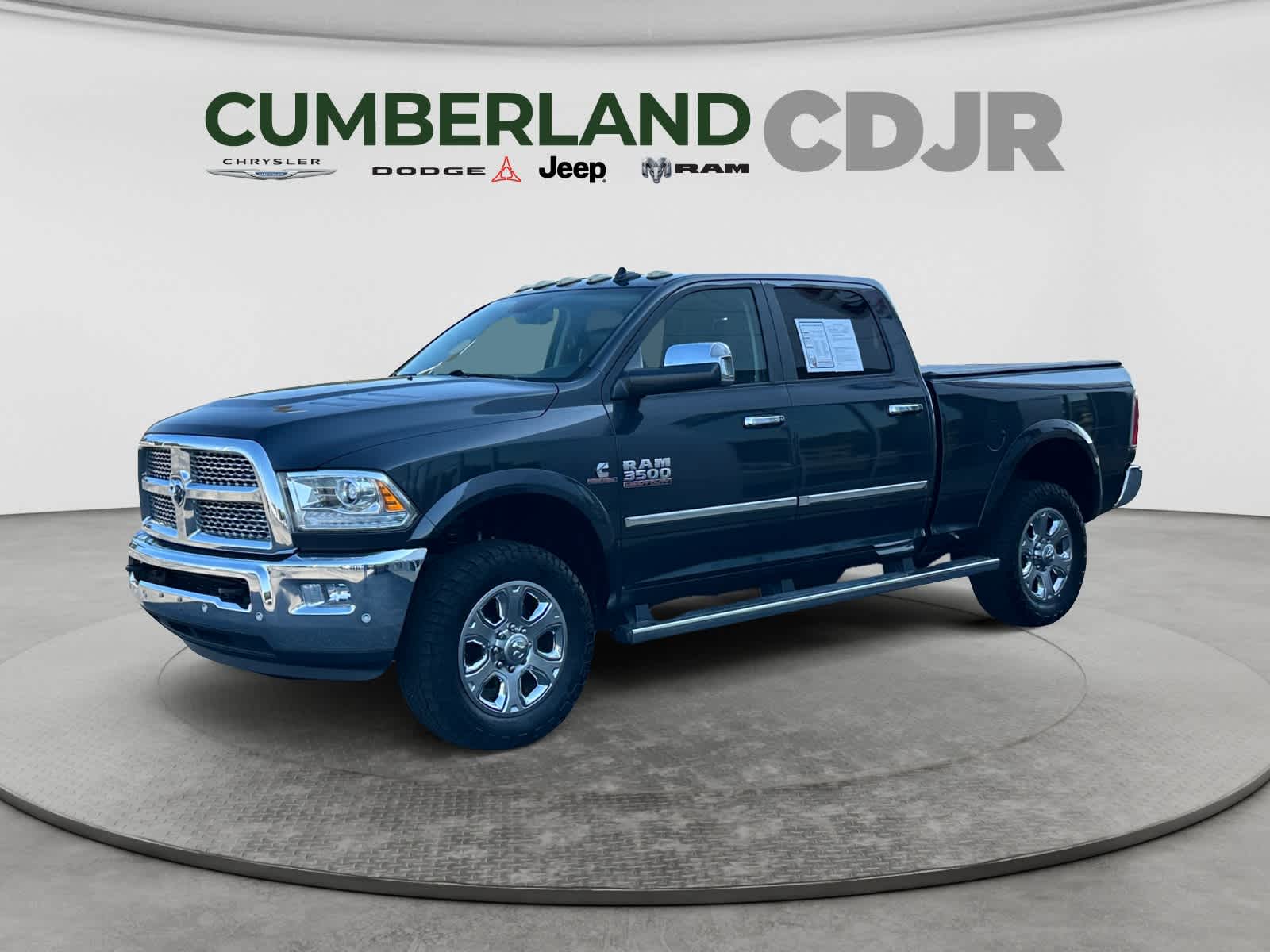 Gray (Maximum Steel Metallic Clearcoat) 2018 RAM 3500 Pickup Truck Four-Wheel Drive 6-Speed Automatic