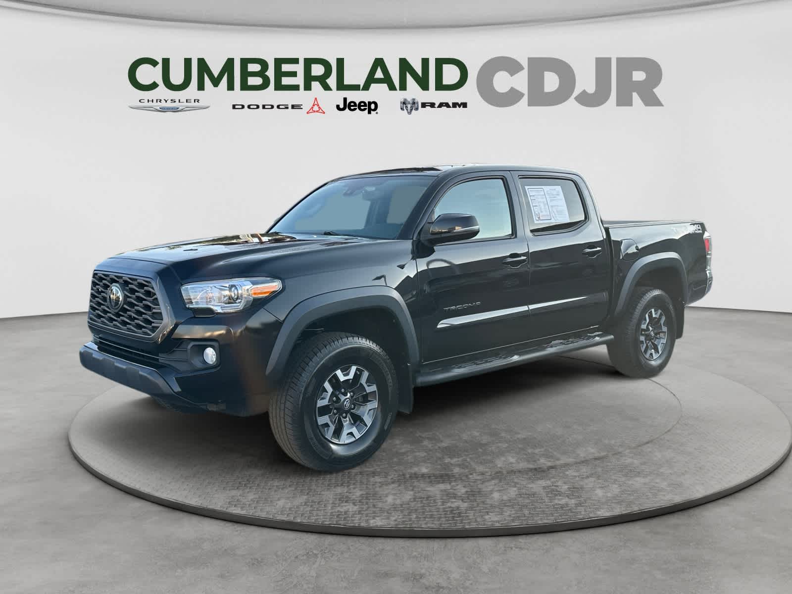 Midnight Black Metallic 2020 Toyota Tacoma Pickup Truck Four-Wheel Drive Automatic