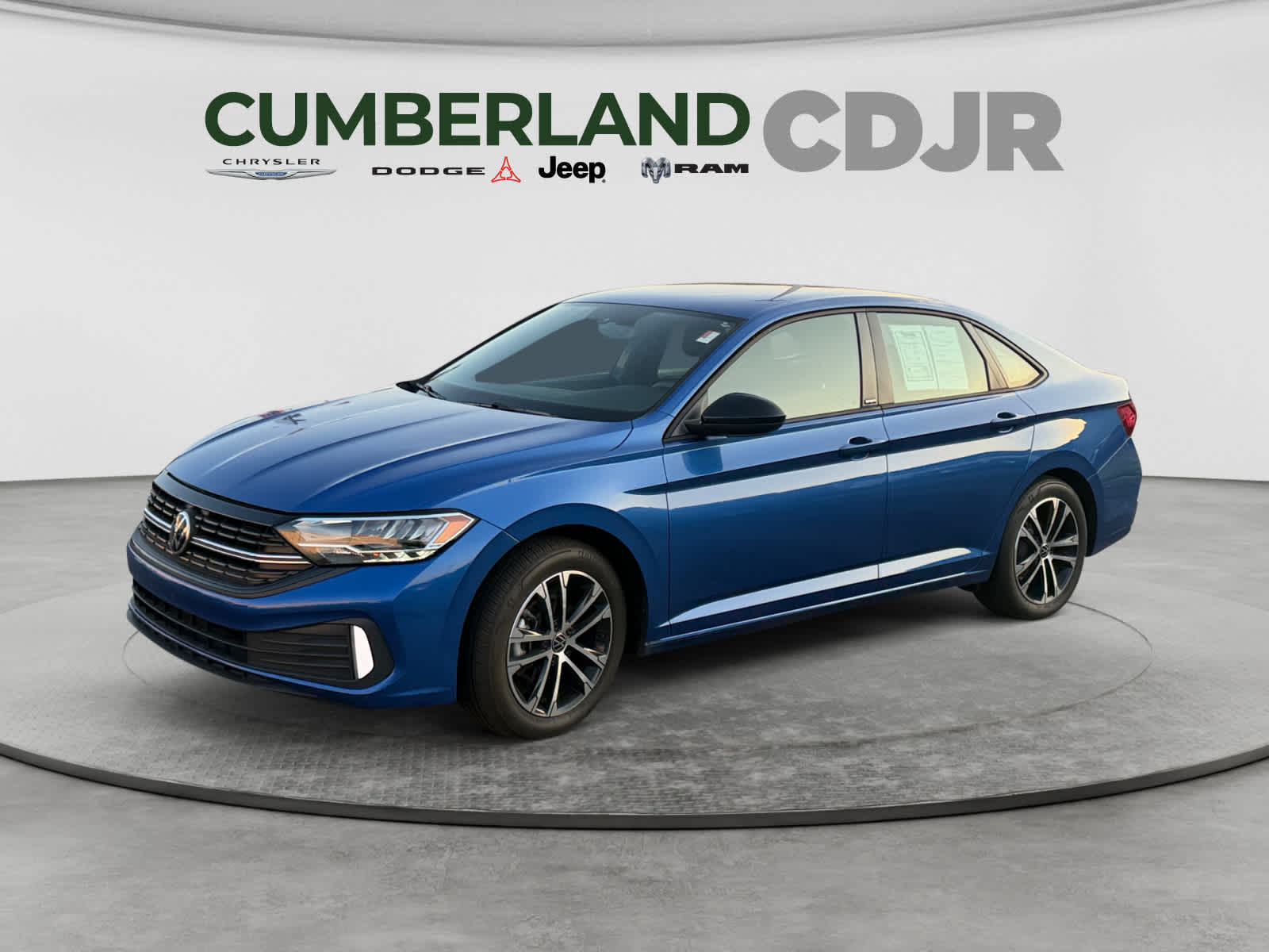 Rising Blue Metallic 2023 Volkswagen Jetta Sedan Front-Wheel Drive 8-Speed Automatic