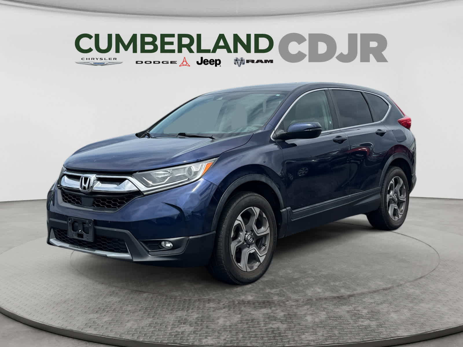 Black (Obsidian Blue Pearl) 2018 Honda CR-V EX AWD SUV / Crossover All-Wheel Drive Continuously Variable Transmission