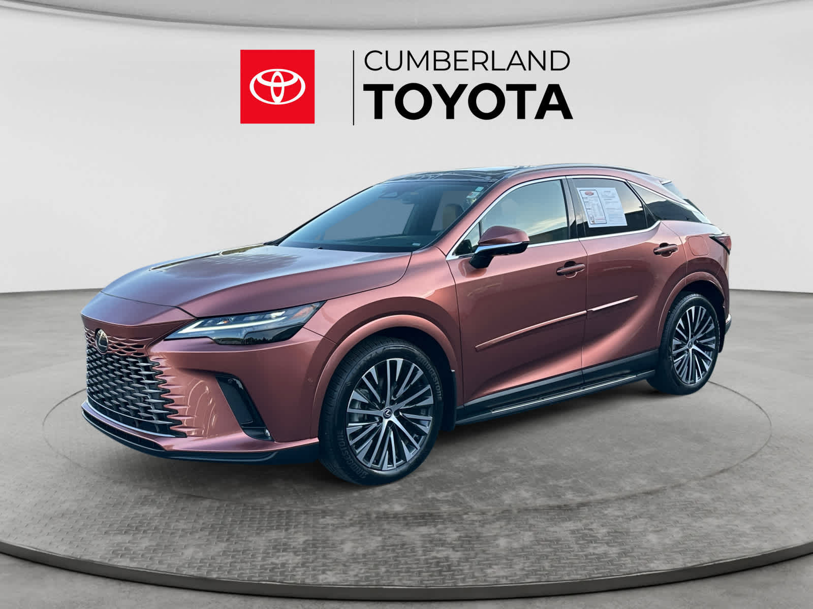 Red (Copper Crest) 2025 Lexus RX Hybrid SUV / Crossover All-Wheel Drive Continuously Variable Transmission