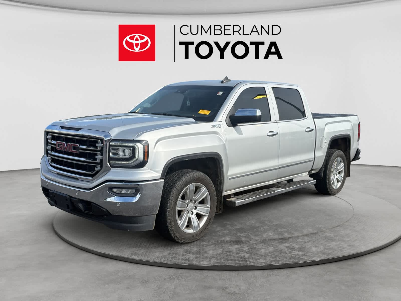 Quicksilver Metallic 2017 GMC Sierra 1500 SLT Crew Cab 4WD Pickup Truck Four-Wheel Drive 8-Speed Automatic