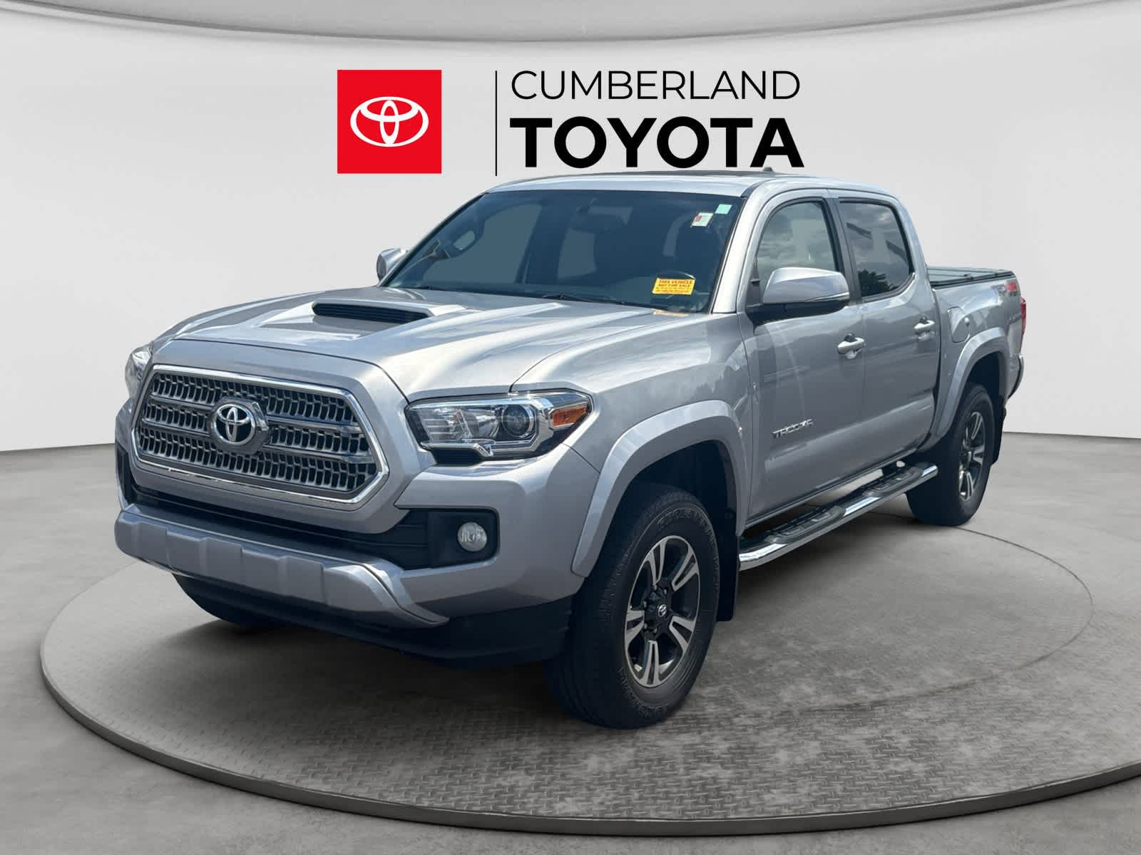 Silver Sky Metallic 2017 Toyota Tacoma Pickup Truck Four-Wheel Drive Automatic