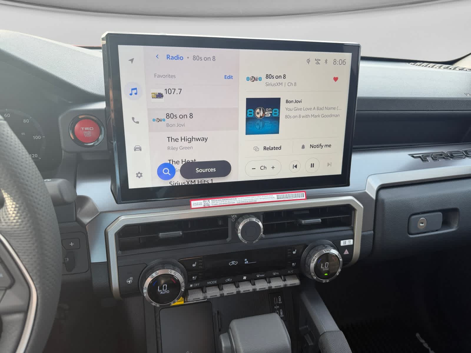 New 2026 Toyota Tacoma Truck