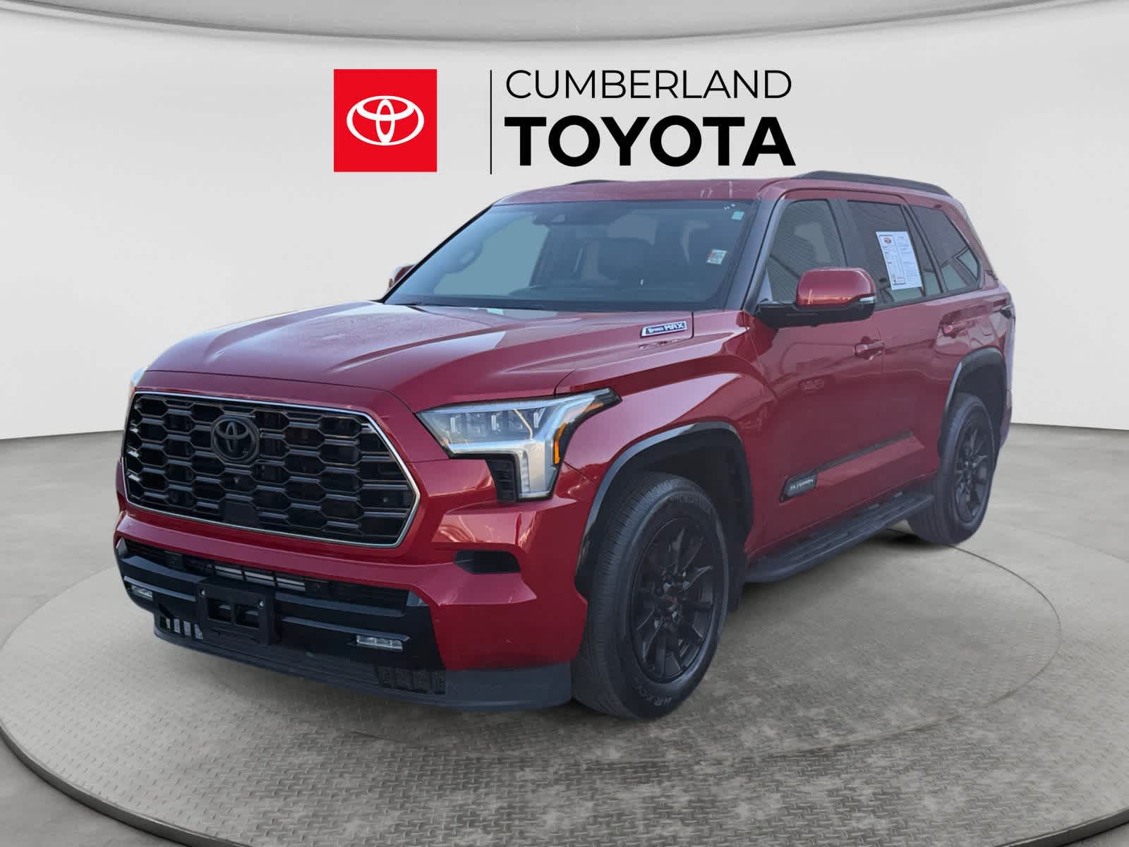 Supersonic Red 2024 Toyota Sequoia SUV / Crossover Four-Wheel Drive Automatic