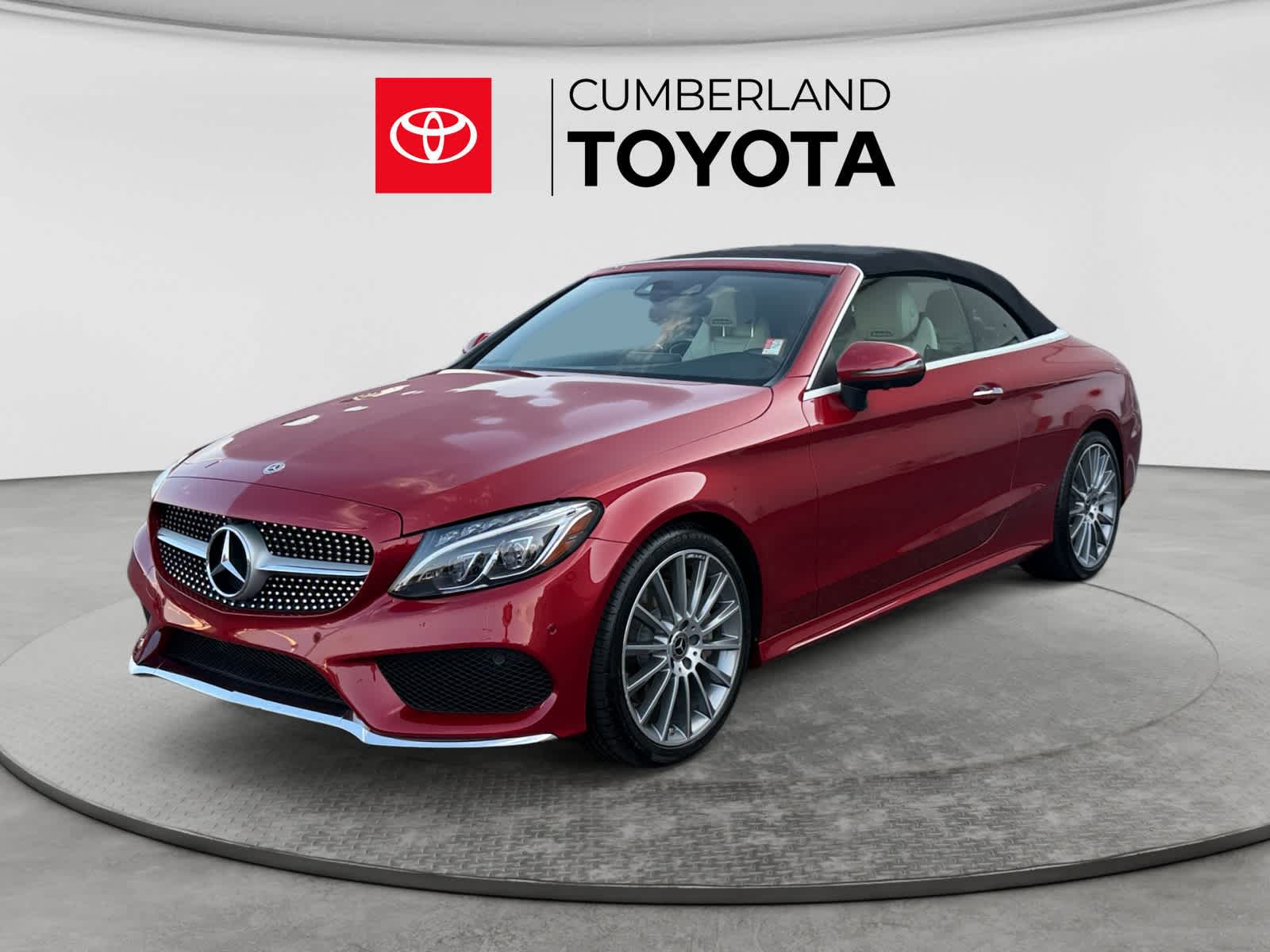 designo Cardinal Red Metallic 2018 Mercedes-Benz C-Class Convertible Rear-Wheel Drive 9-Speed Automatic