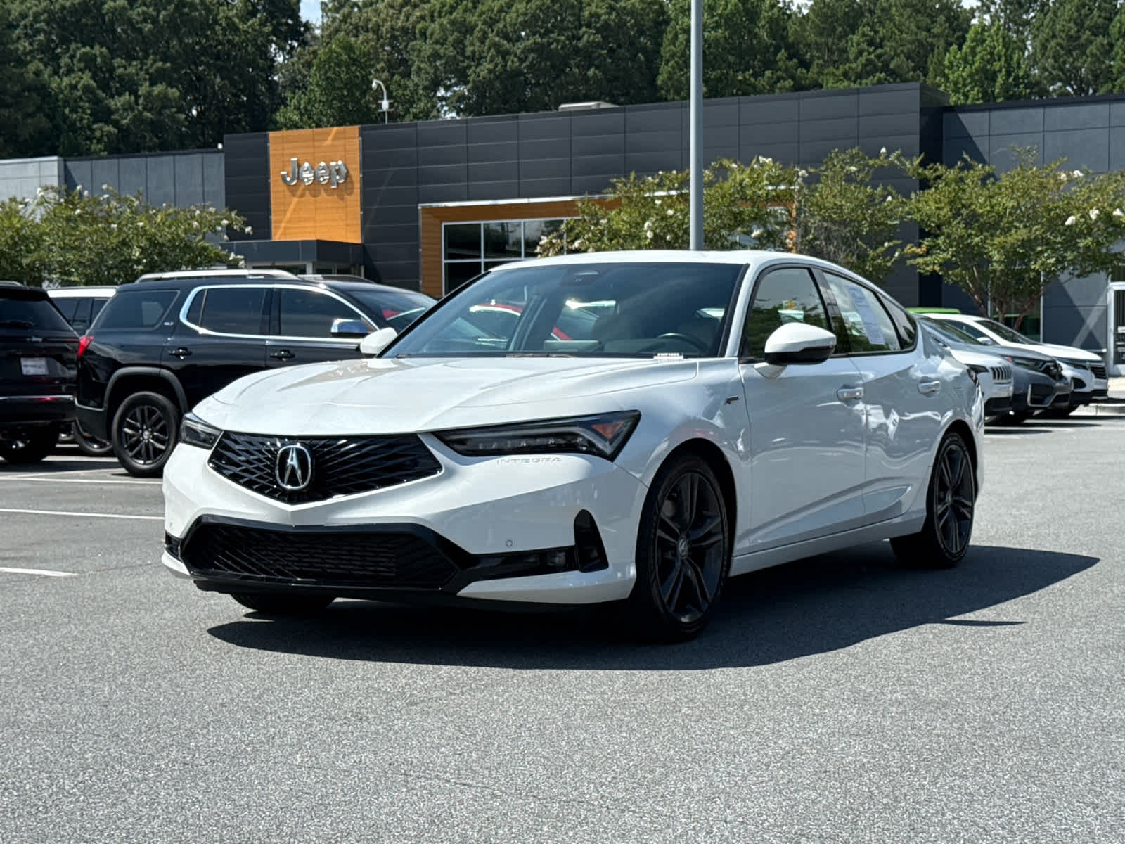 Platinum White Pearl 2023 Acura Integra Sedan Front-Wheel Drive Continuously Variable Transmission