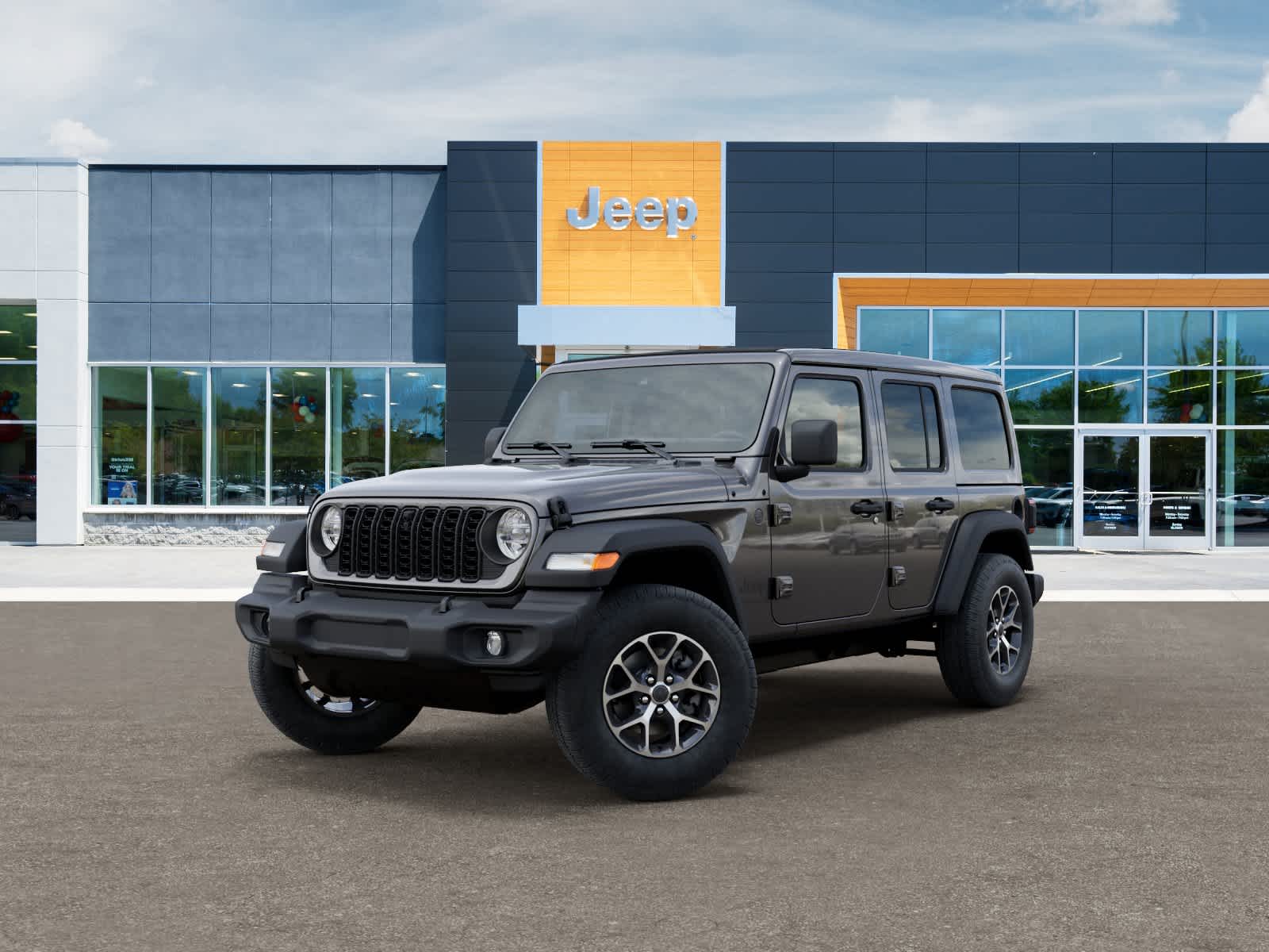 Gray (Granite Crystal Metallic Clearcoat) 2025 Jeep Wrangler SUV / Crossover Four-Wheel Drive 6-Speed Manual