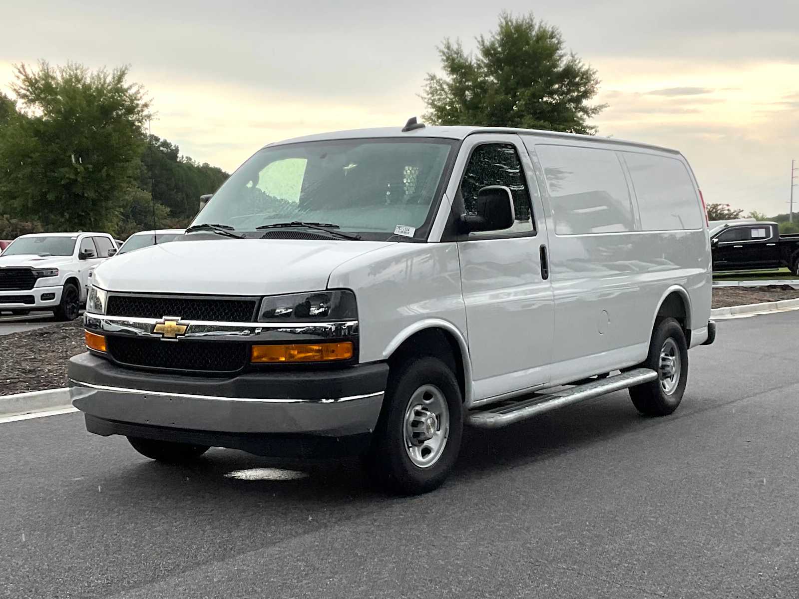 Summit White 2025 Chevrolet Express Cargo Van Rear-Wheel Drive 8-Speed Automatic
