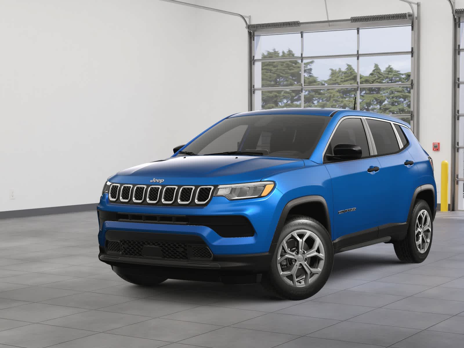 Hydro Blue Pearlcoat 2025 Jeep Compass Sport 4WD SUV / Crossover Four-Wheel Drive 8-Speed Automatic