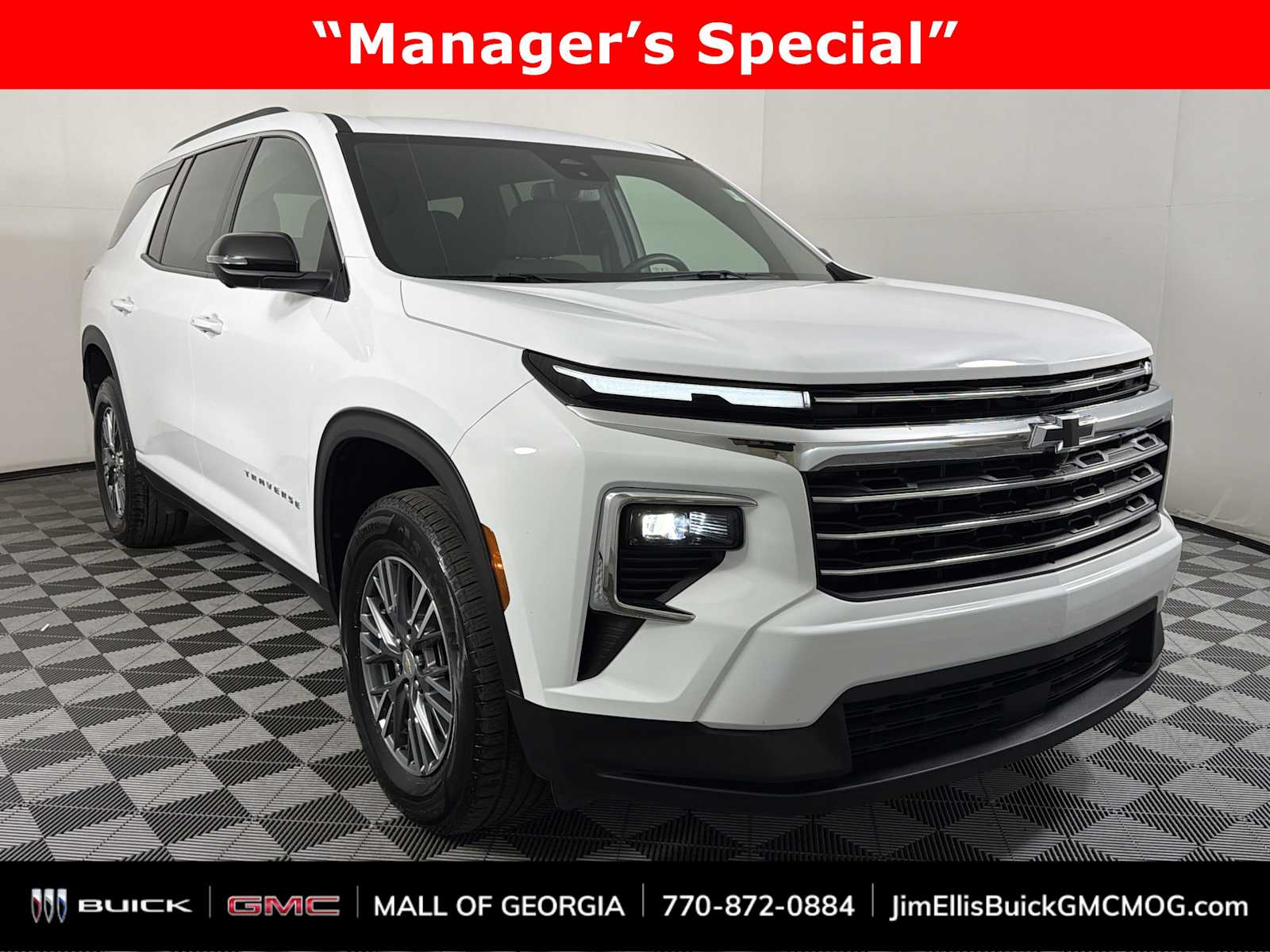 Summit White 2024 Chevrolet Traverse LT FWD SUV / Crossover Front-Wheel Drive 8-Speed Automatic