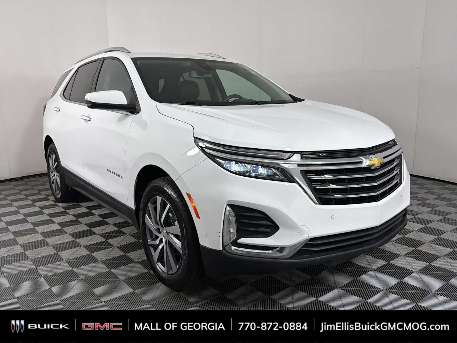 Summit White 2022 Chevrolet Equinox Premier AWD with 1LZ SUV / Crossover Four-Wheel Drive 6-Speed Automatic
