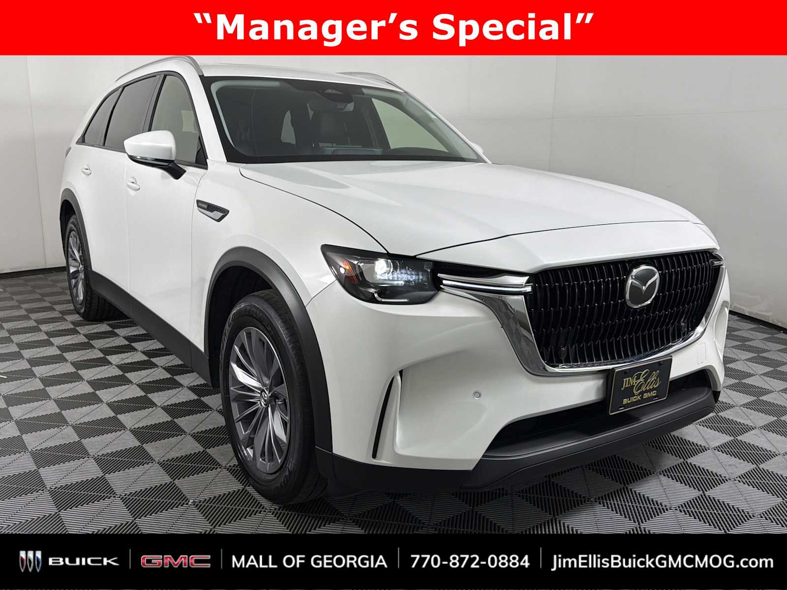 Rhodium White Premium 2025 Mazda CX-90 3.3 Turbo Preferred AWD SUV / Crossover All-Wheel Drive 8-Speed Automatic