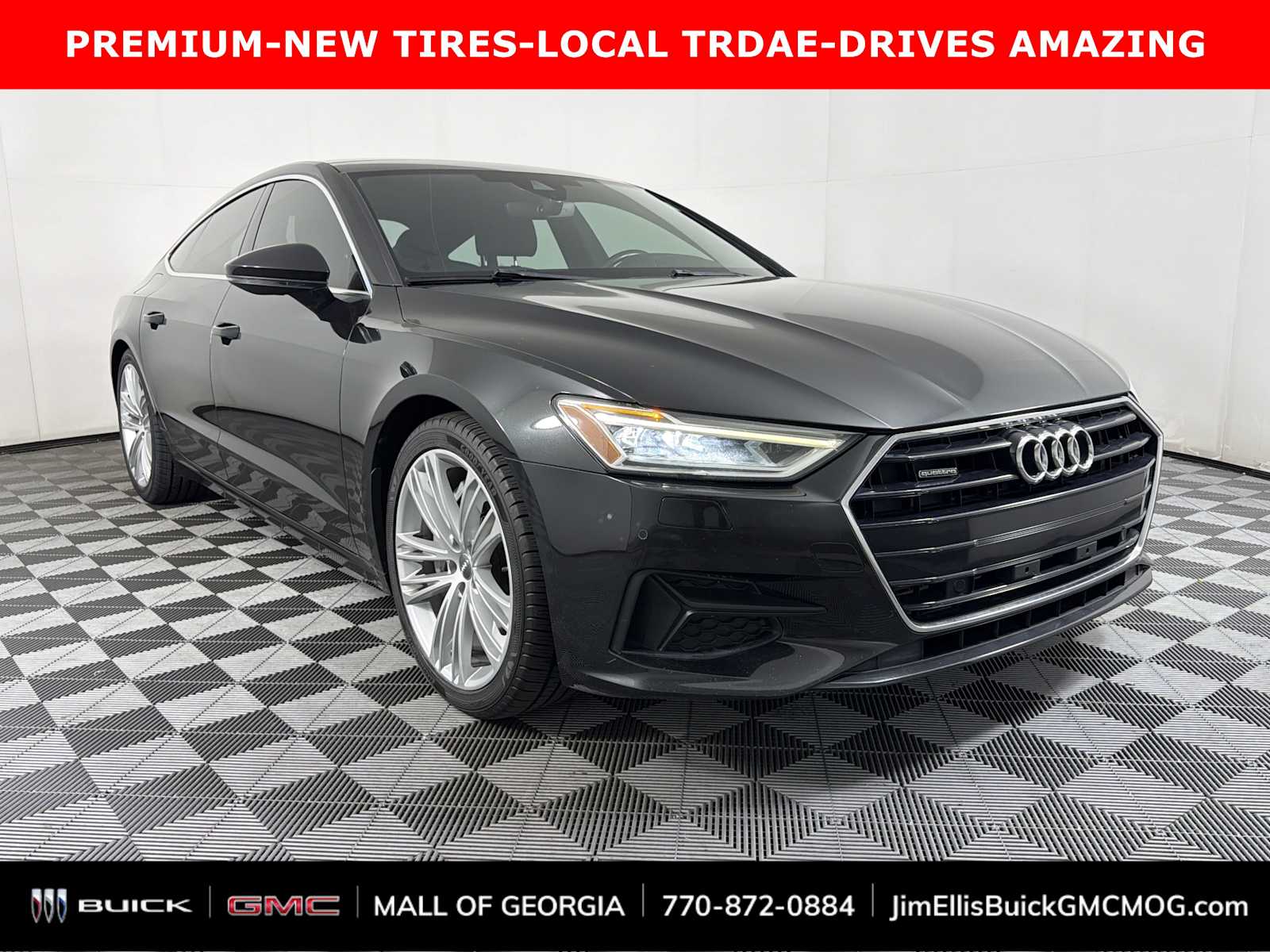 Vesuvius Gray Metallic 2019 Audi A7 Sedan All-Wheel Drive 7-Speed Automatic
