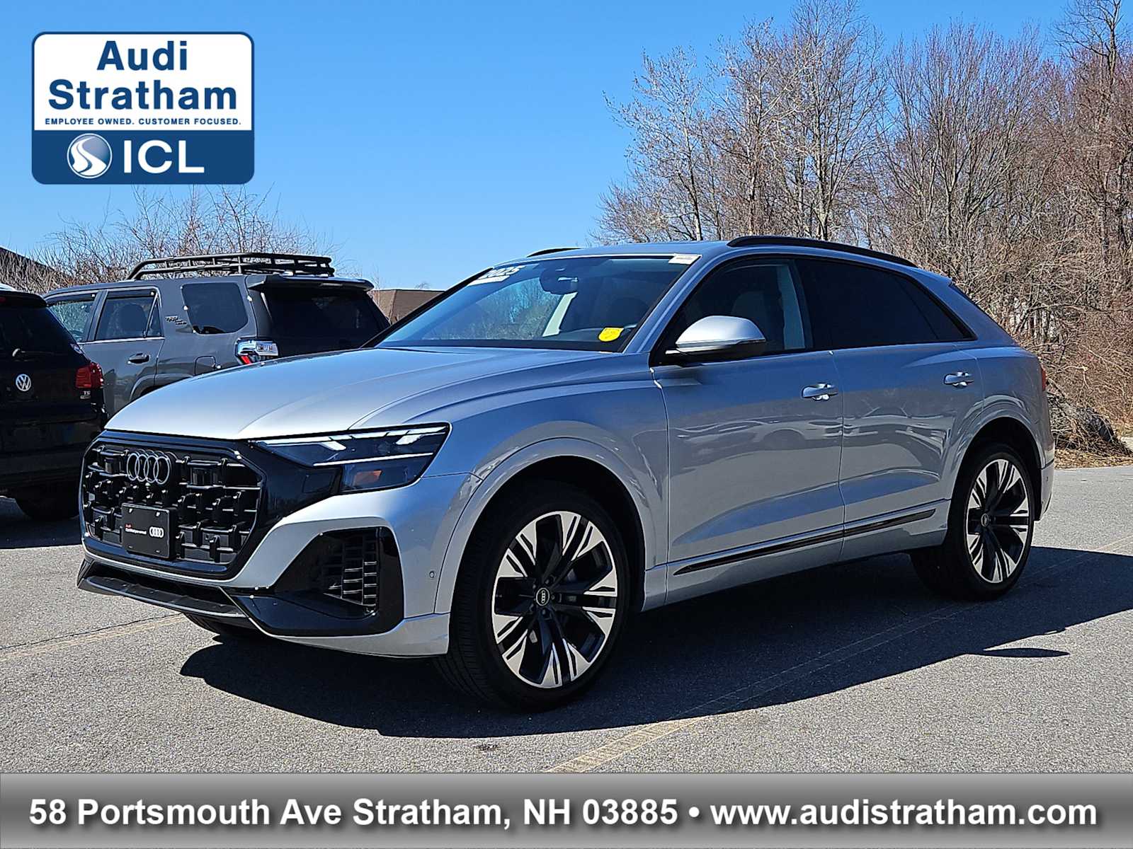 Satellite Silver Metallic 2025 Audi Q8 quattro Premium 55 TFSI SUV / Crossover All-Wheel Drive 8-Speed Automatic