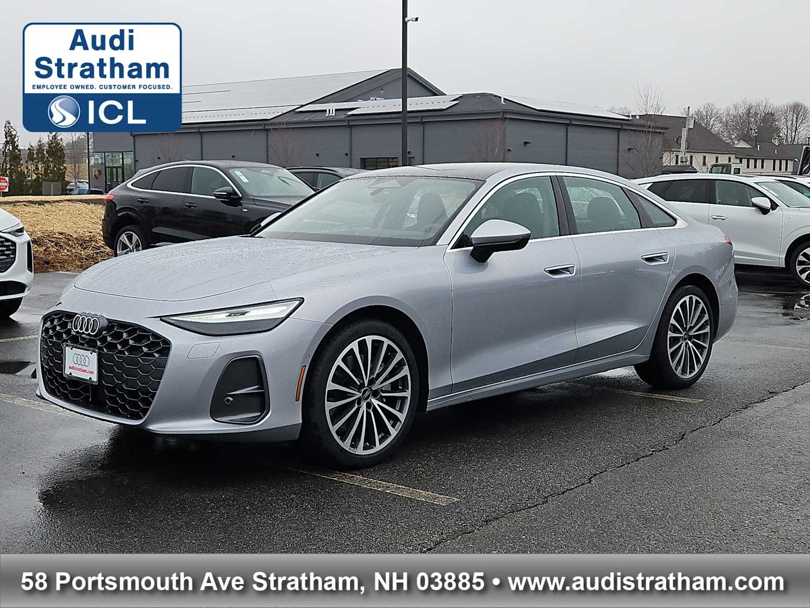 Florett Silver Metallic 2026 Audi A6 quattro Premium 55 TFSI Sedan All-Wheel Drive 7-Speed Automatic