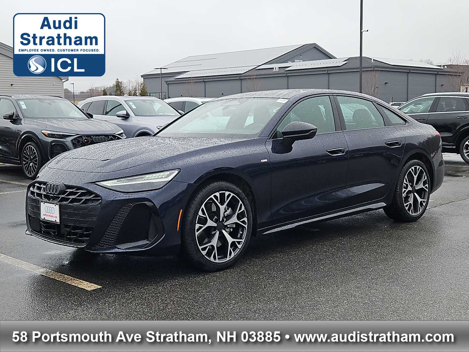 Firmament Blue Metallic 2026 Audi A6 quattro Premium Plus 55 TFSI Sedan All-Wheel Drive 7-Speed Automatic